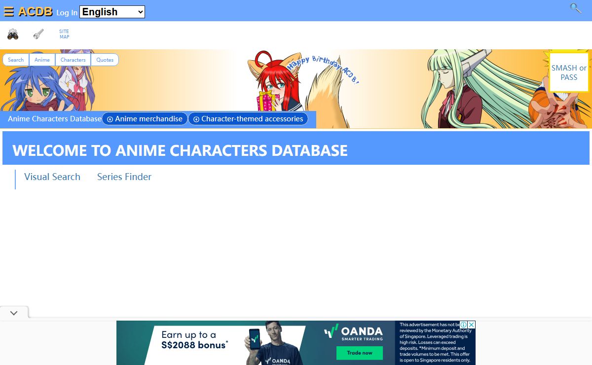 Anime Characters Database