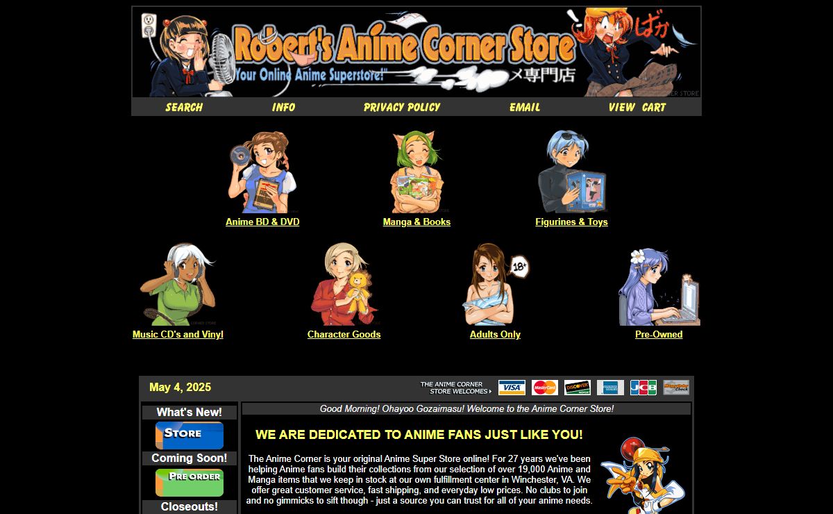 The Anime Corner Store - Your Online Anime Superstore!
