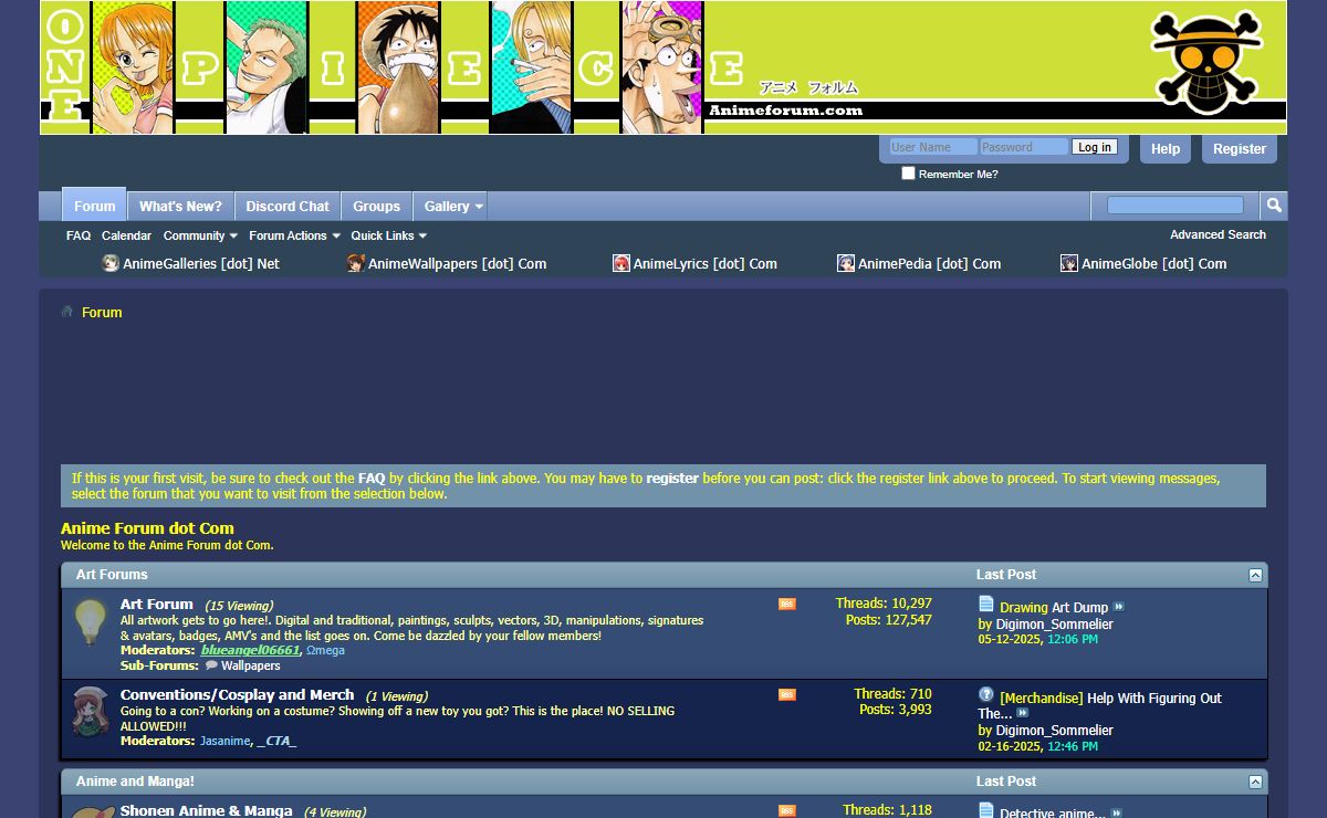 Anime Forum dot Com