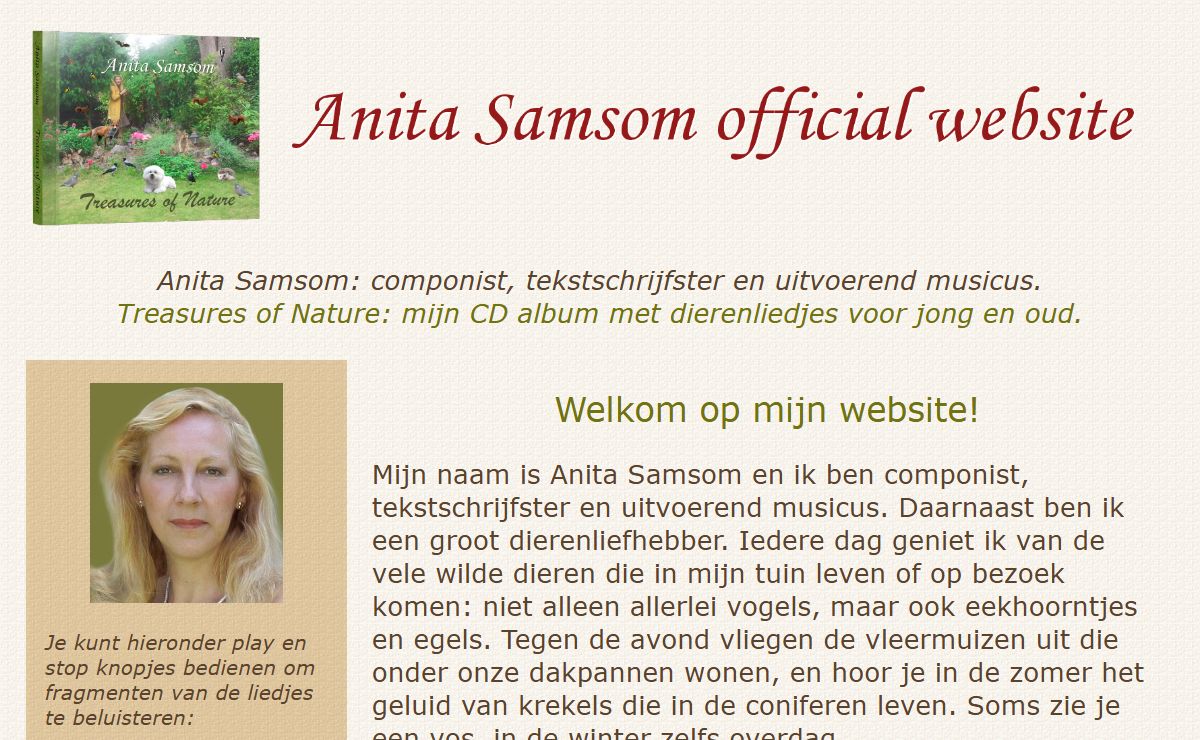 Componist en musicus Anita Samsom