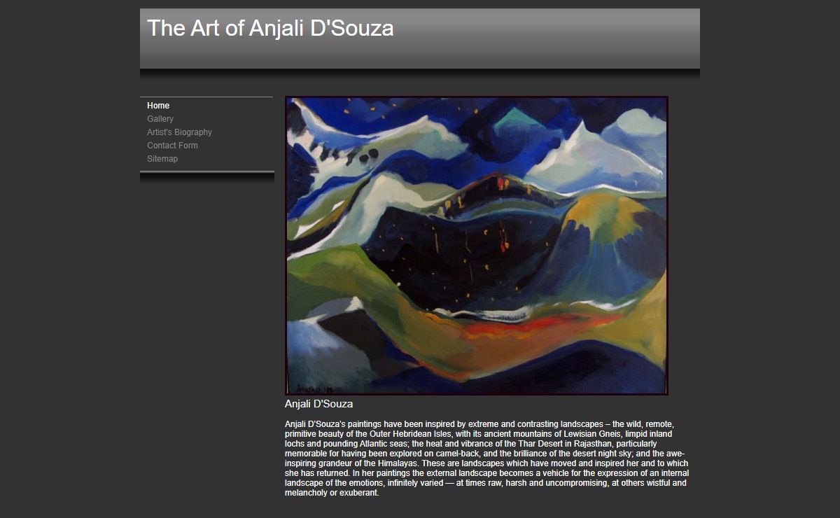 Welcome to the Art of Anjali D'Souza