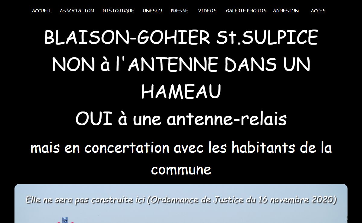 NON á l'antenne relais dans le Hameau de la Touche ´ Blaison Saint Sulpice - index