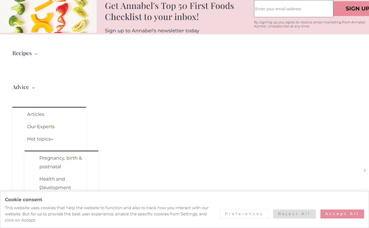 Annabel Karmel - Children's Recipes, Books & Food for Babies and Children