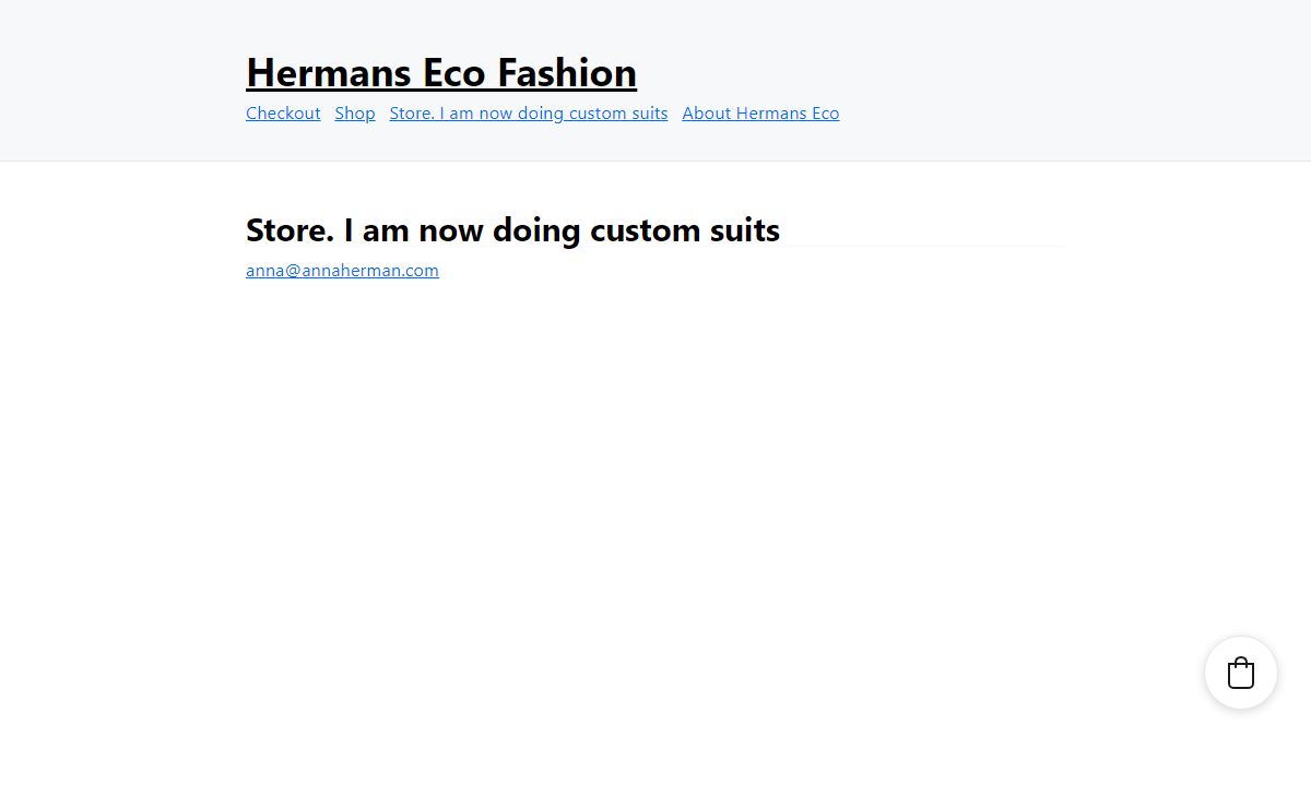 Hermans Eco Fashion – 519 4th St Deer Lodge,Montana 59722