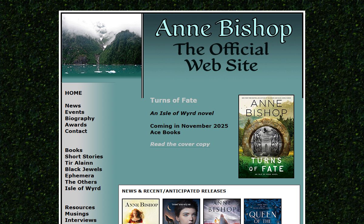 Anne Bishop: Novels of Dark Fantasy