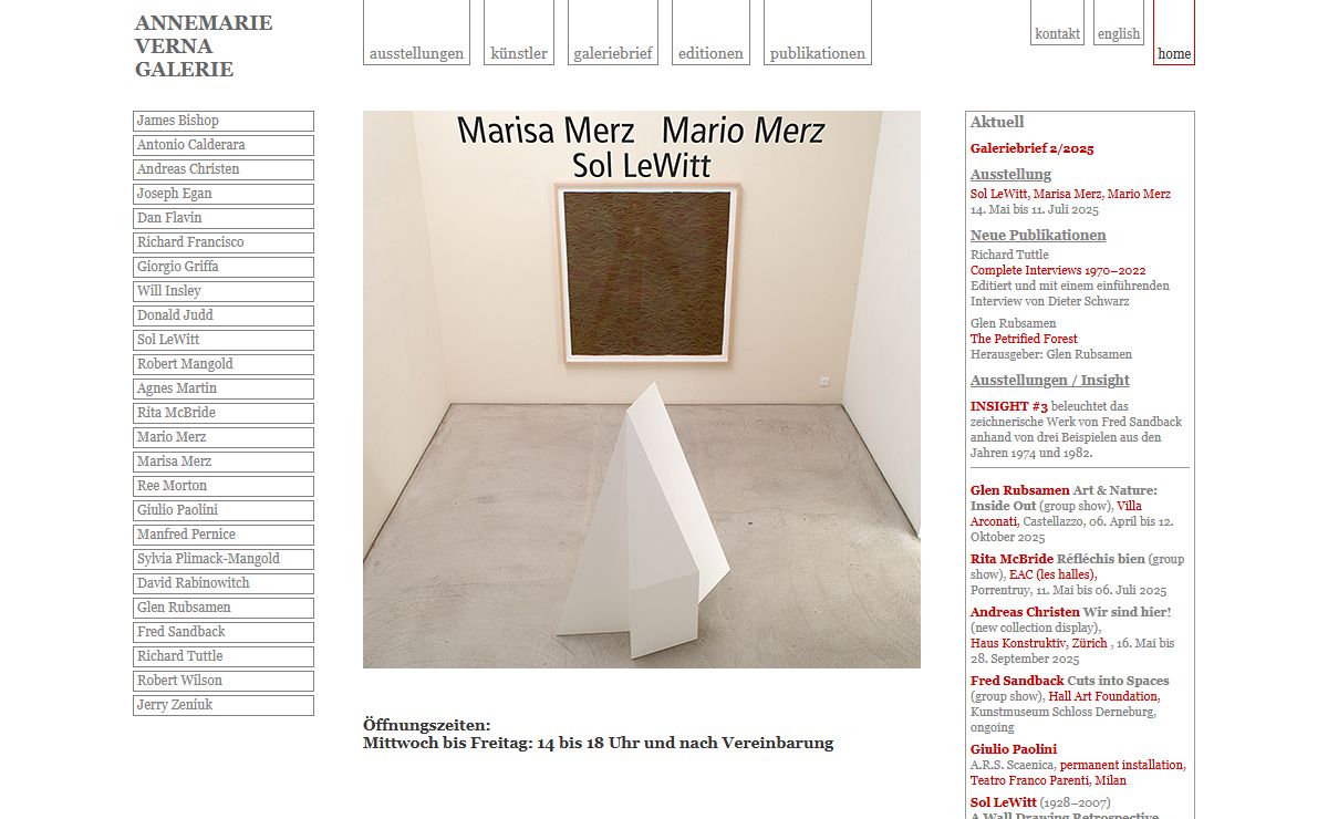 Zeitgenössische Kunst - Annemarie Verna Galerie