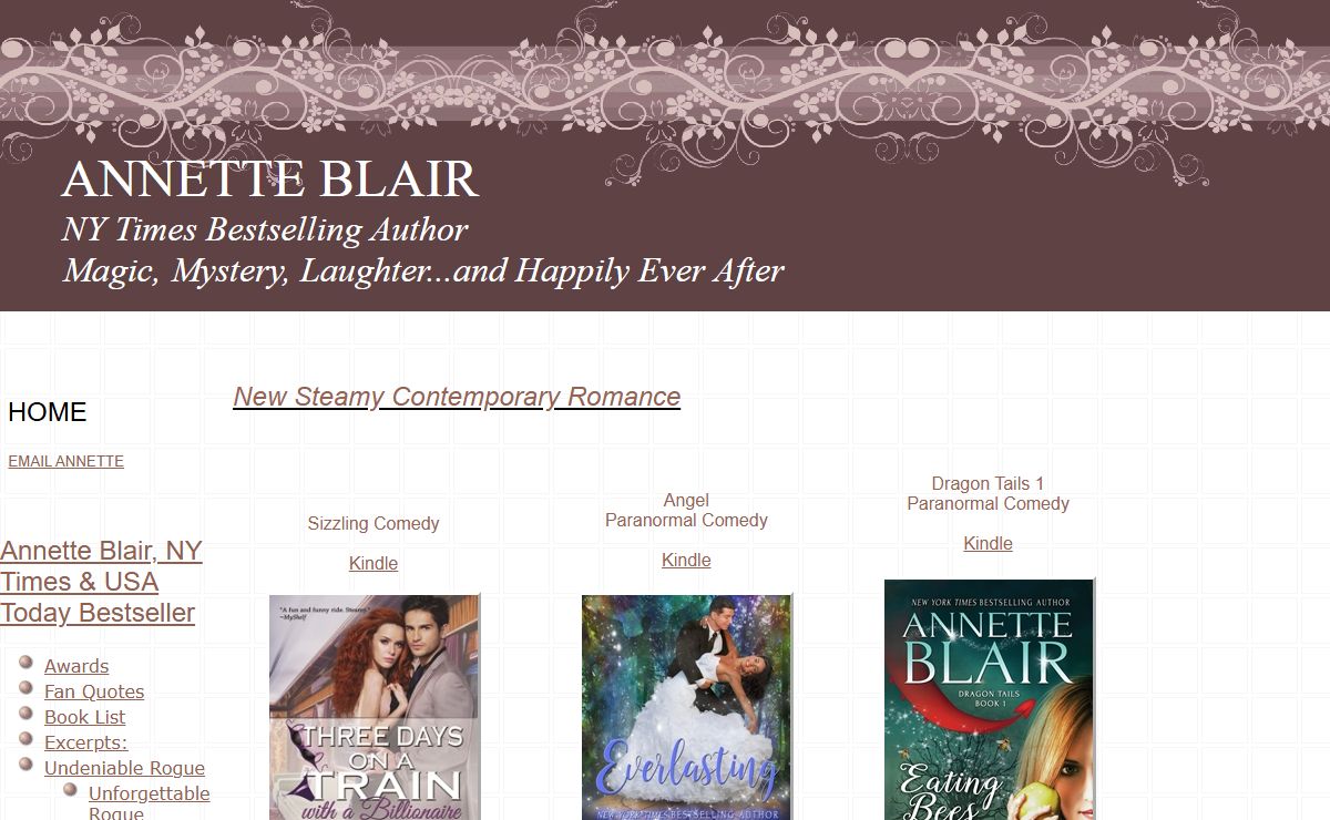 Annette Blair, NY Times & USA Today Bestseller