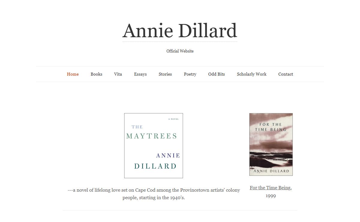Annie Dillard - Official Site