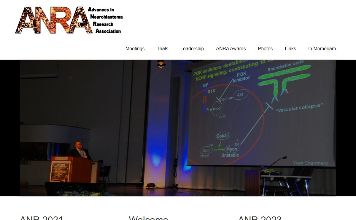 Advances in Neuroblastoma Research Association Meetings