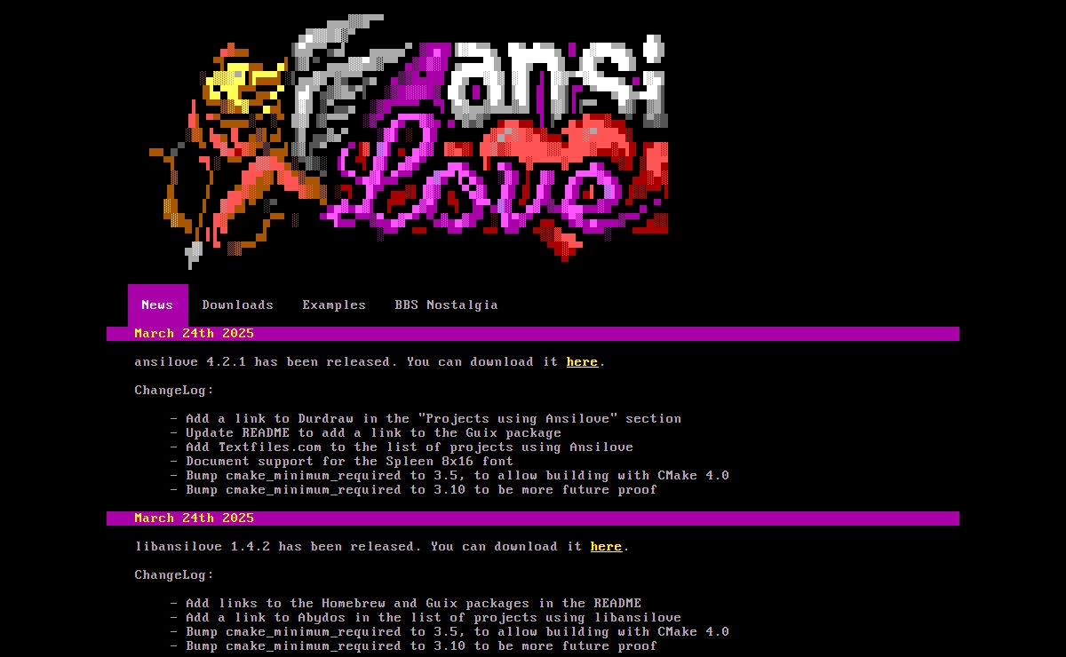 Ansilove - ANSi to PNG converter