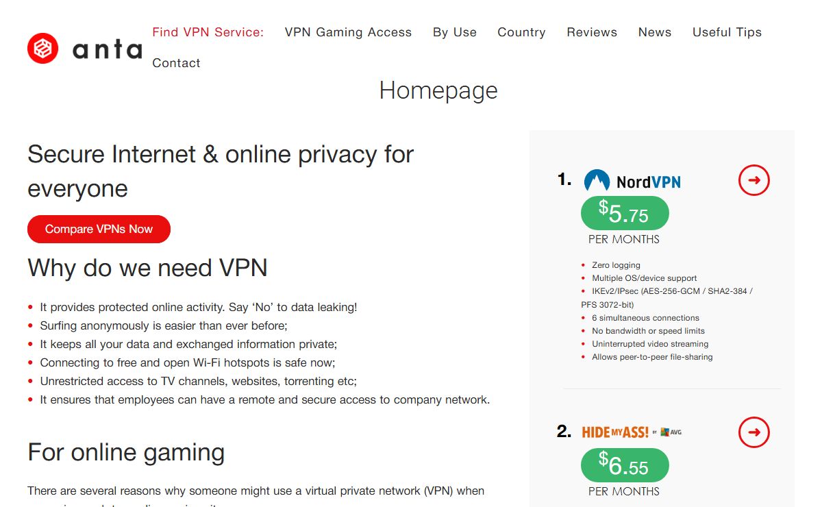 Best VPN service reviews of 2025 on Anta NET