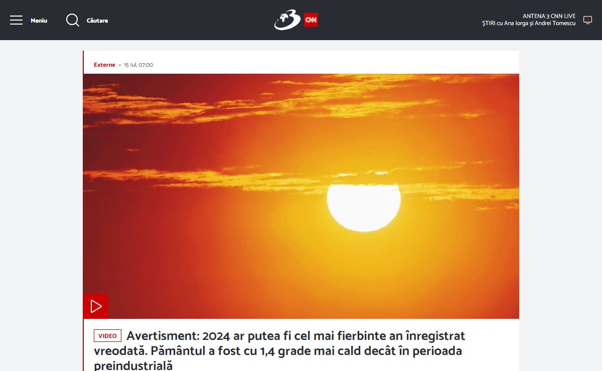 Antena 3 CNN - Exclusive News Channel Partner