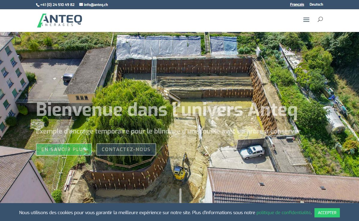 ANTEQ SA | Ancrages - Platipus Earth Anchors Swiss Distributor