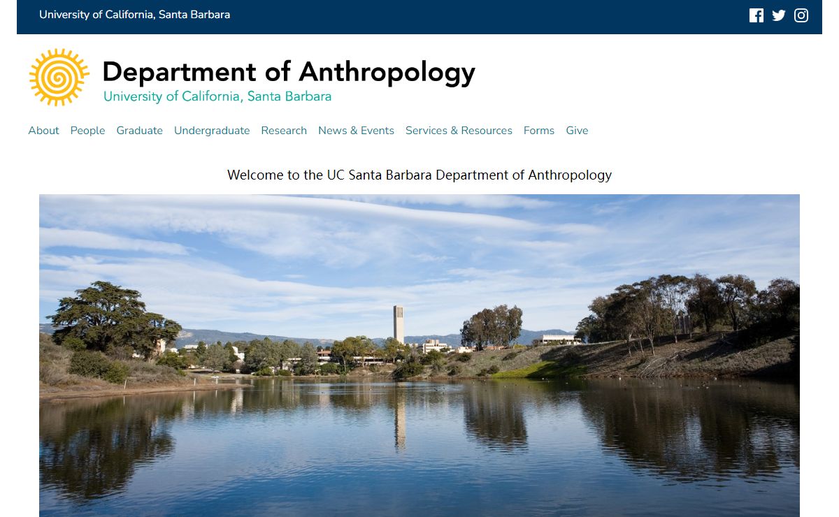 Department of Anthropology - UC Santa Barbara