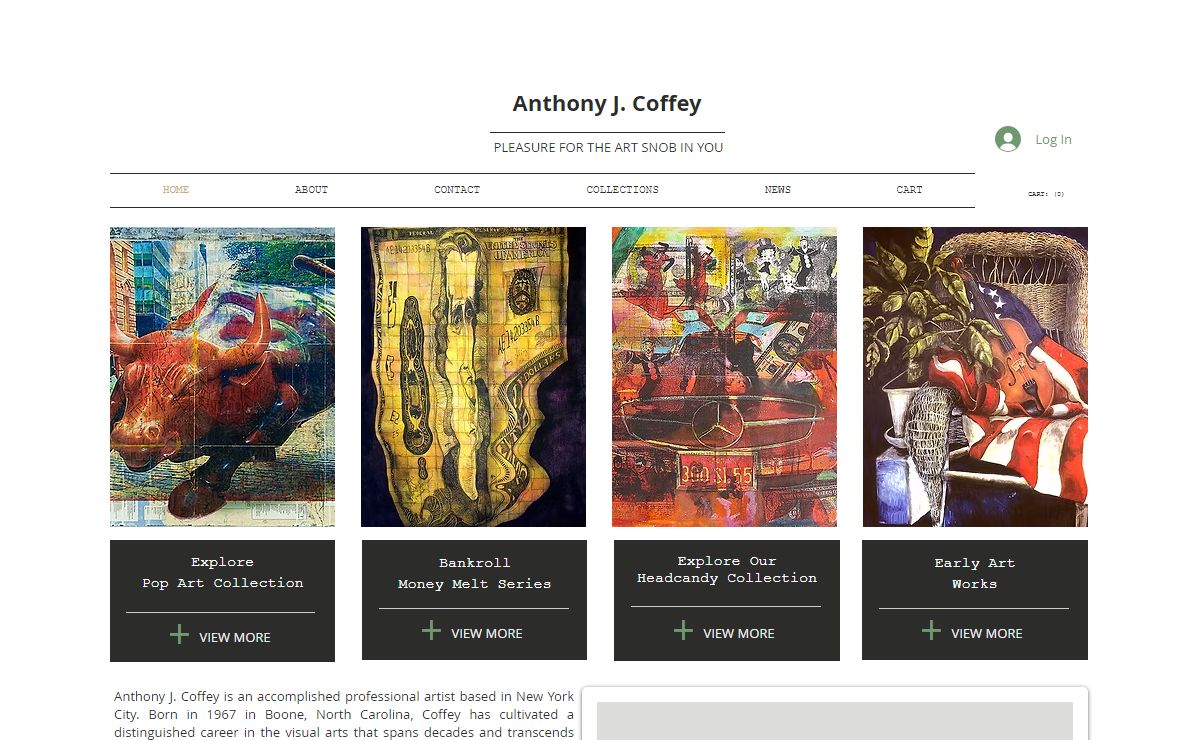Anthony J. Coffey | New York City Pop Artist