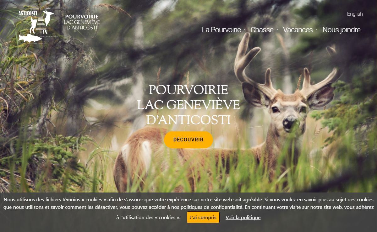 Pourvoirie Lac Geneviève d'Anticosti
