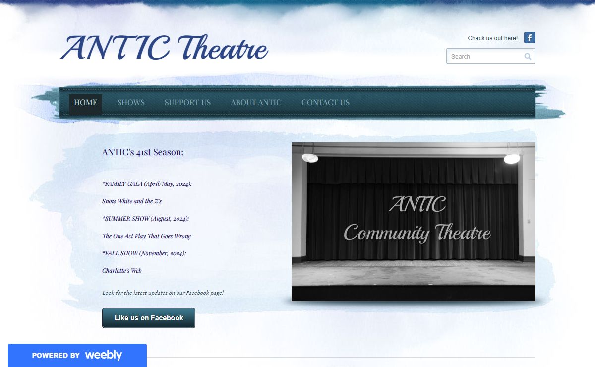 ANTIC Theatre - Home