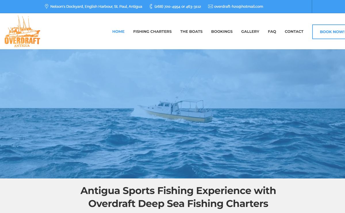 Sport & Deep Sea Fishing Charters | Overdraft Antigua Fishing