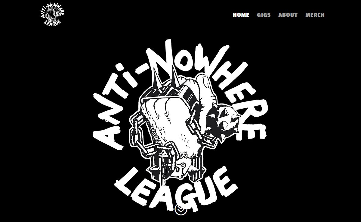 Anti-Nowhere League Official | The Official Anti-Nowhere League Site