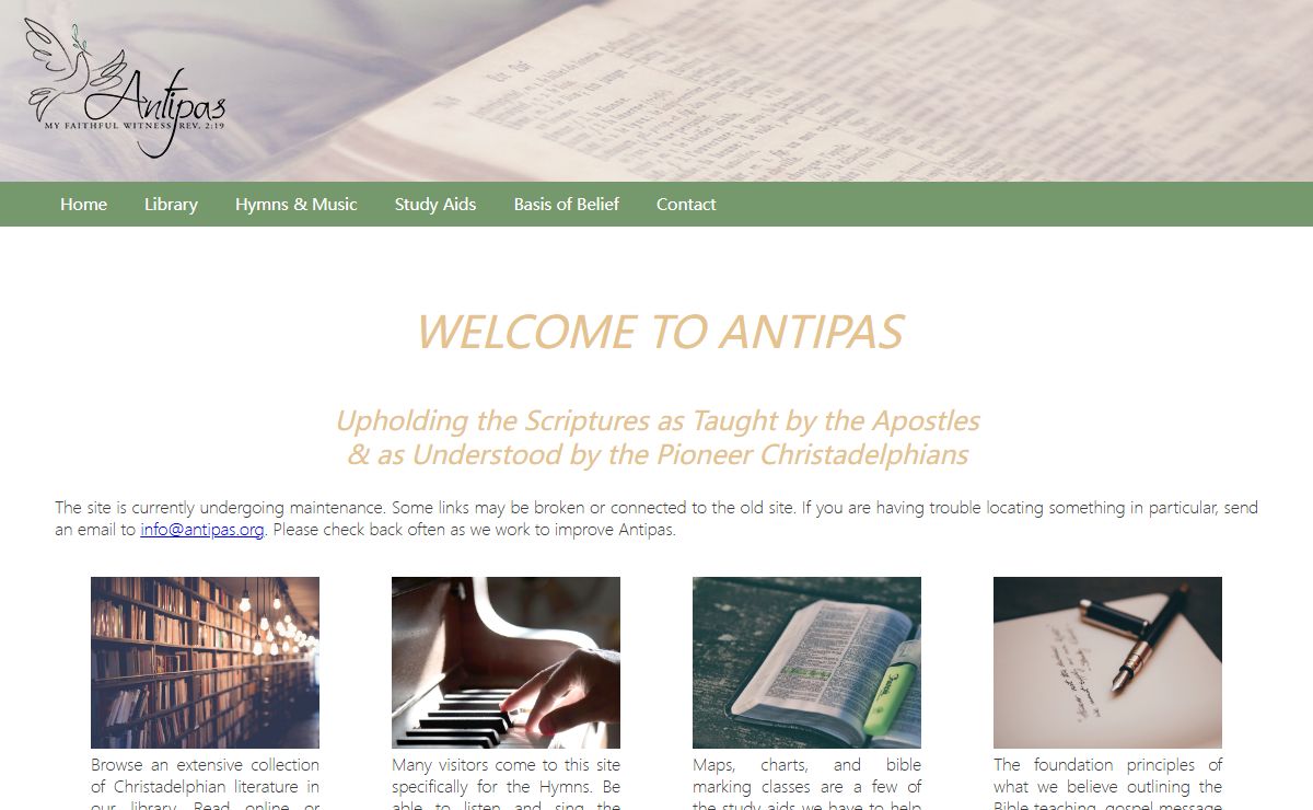 Antipas My Faithful Witness