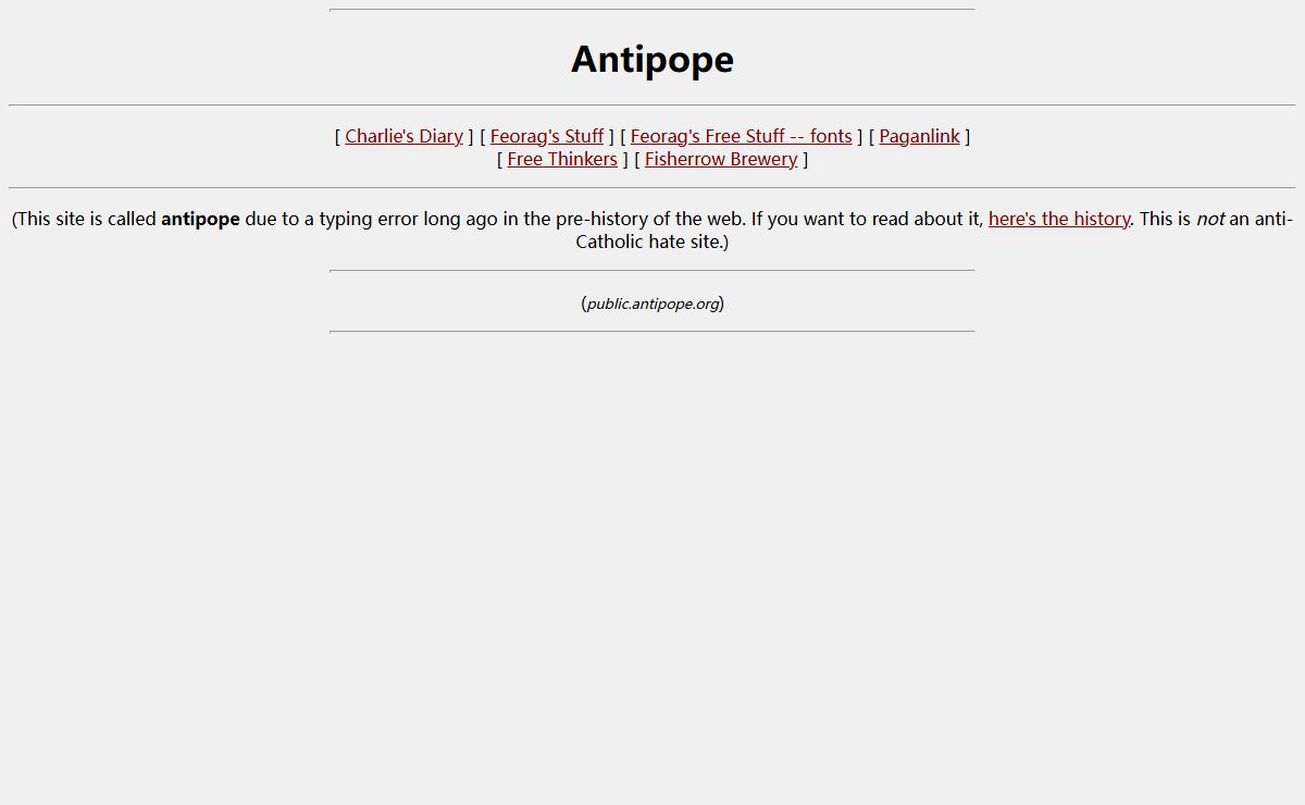 Antipope!