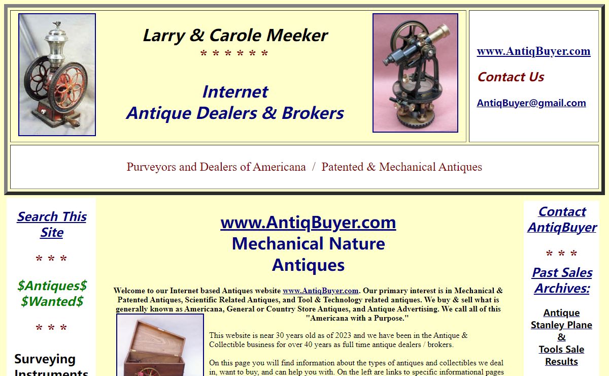www.AntiqBuyer.com internet antique buyers & sellers