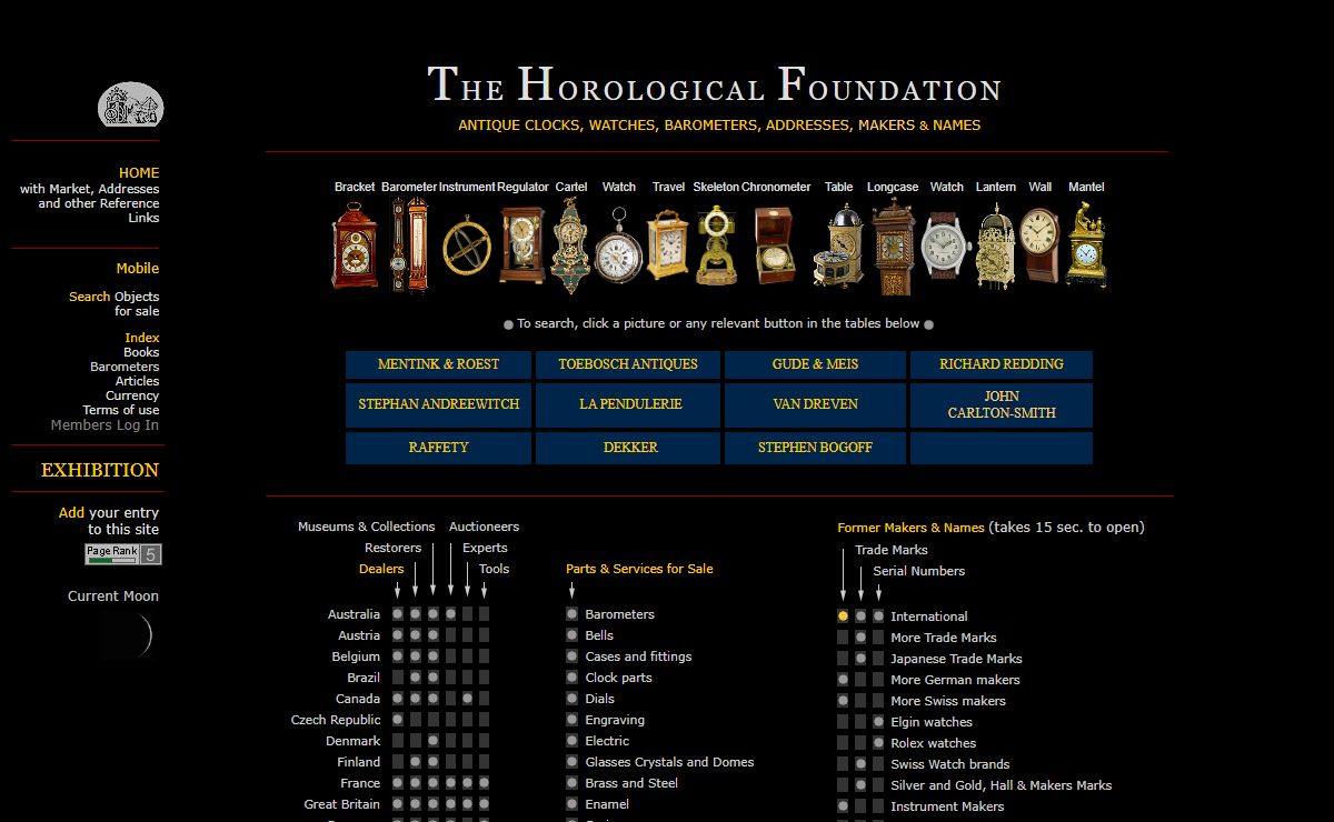 Antique Clocks, Watches and Barometers. (Antike Uhren, Antieke klokken, Horlogerie Ancienne)