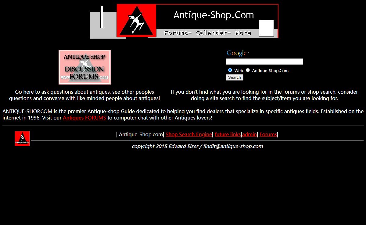 The Antique-shop Finder!