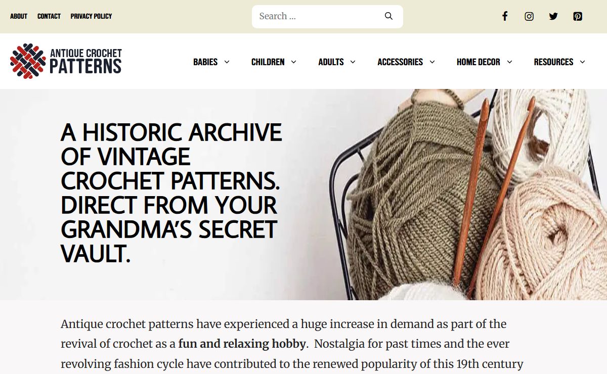 Vintage Crochet Patterns | Popular Crochet Patterns