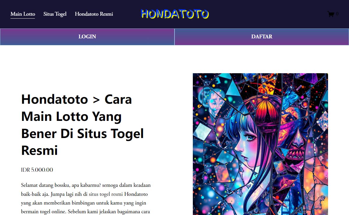 Hondatoto > Cara Main Lotto Yang Bener Di Situs Togel Resmi
