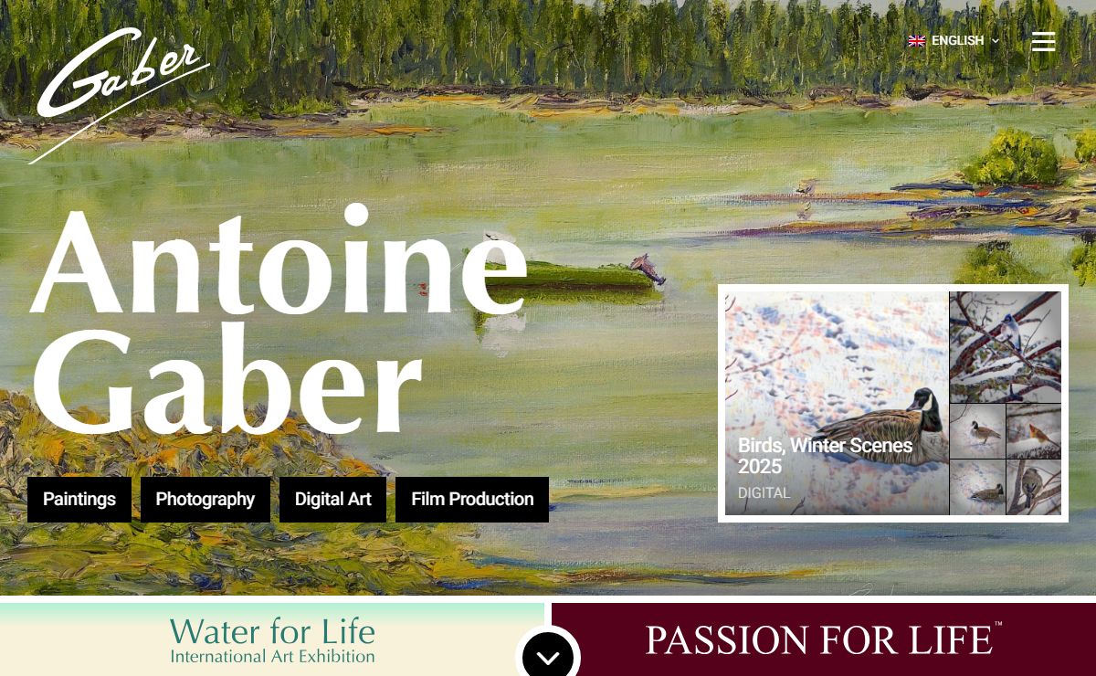 Canadian Artist, Photographer, and Film Producer – Antoine Gaber