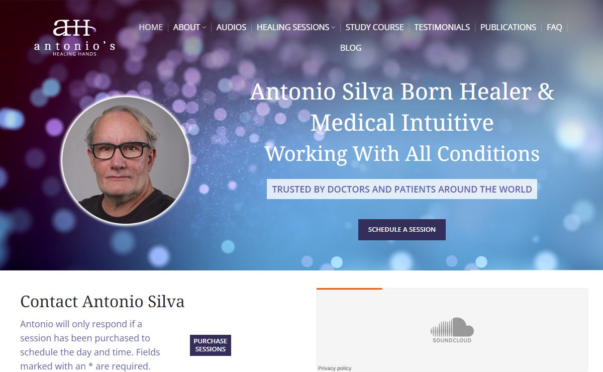 Antonio Silva Born Healer & Medical Intuitive | Alternative Healing for All Conditions