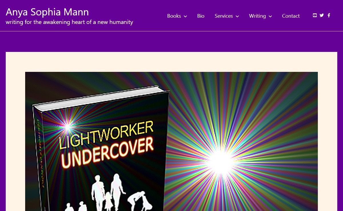 Anya Sophia Mann – writing for the awakening heart of a new humanity