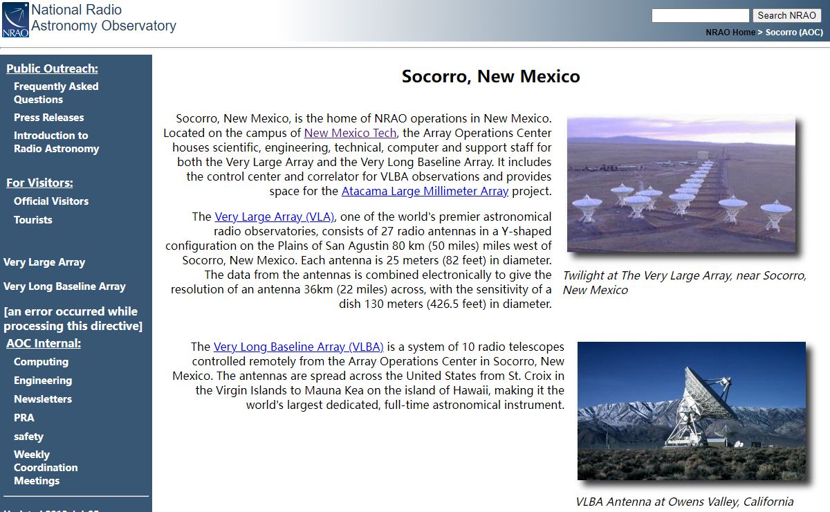 NRAO: Socorro, New Mexico