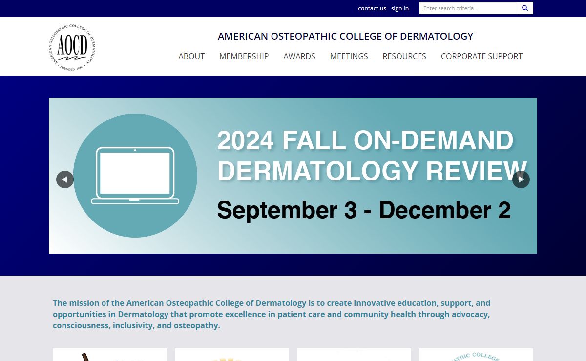 American Osteopathic College of Dermatology (AOCD)