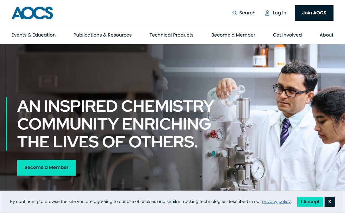 AOCS - An inspired chemistry community enriching the lives of others