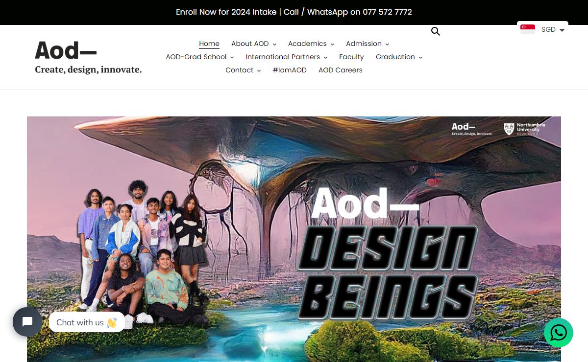 Design Institute | Courses in Sri Lanka | AOD Design Campus – AOD Colombo (Pvt) Ltd