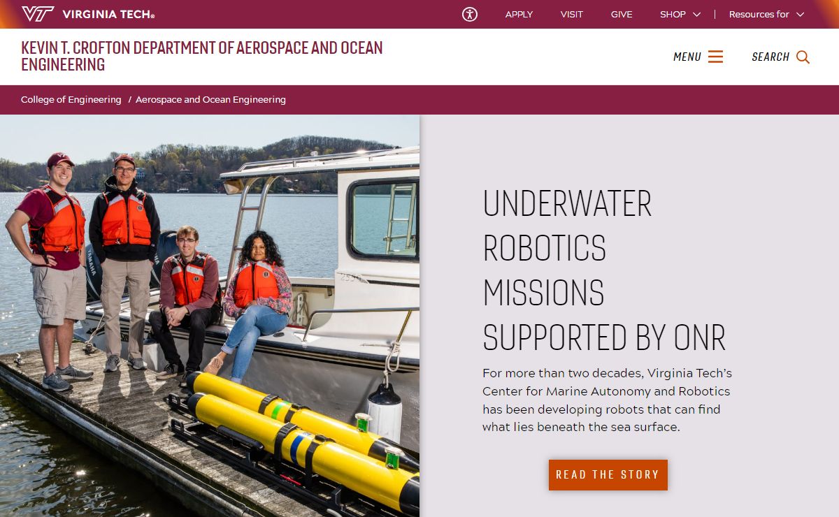Aerospace and Ocean Eng. | Kevin T. Crofton Department of Aerospace and Ocean Engineering | Virginia Tech