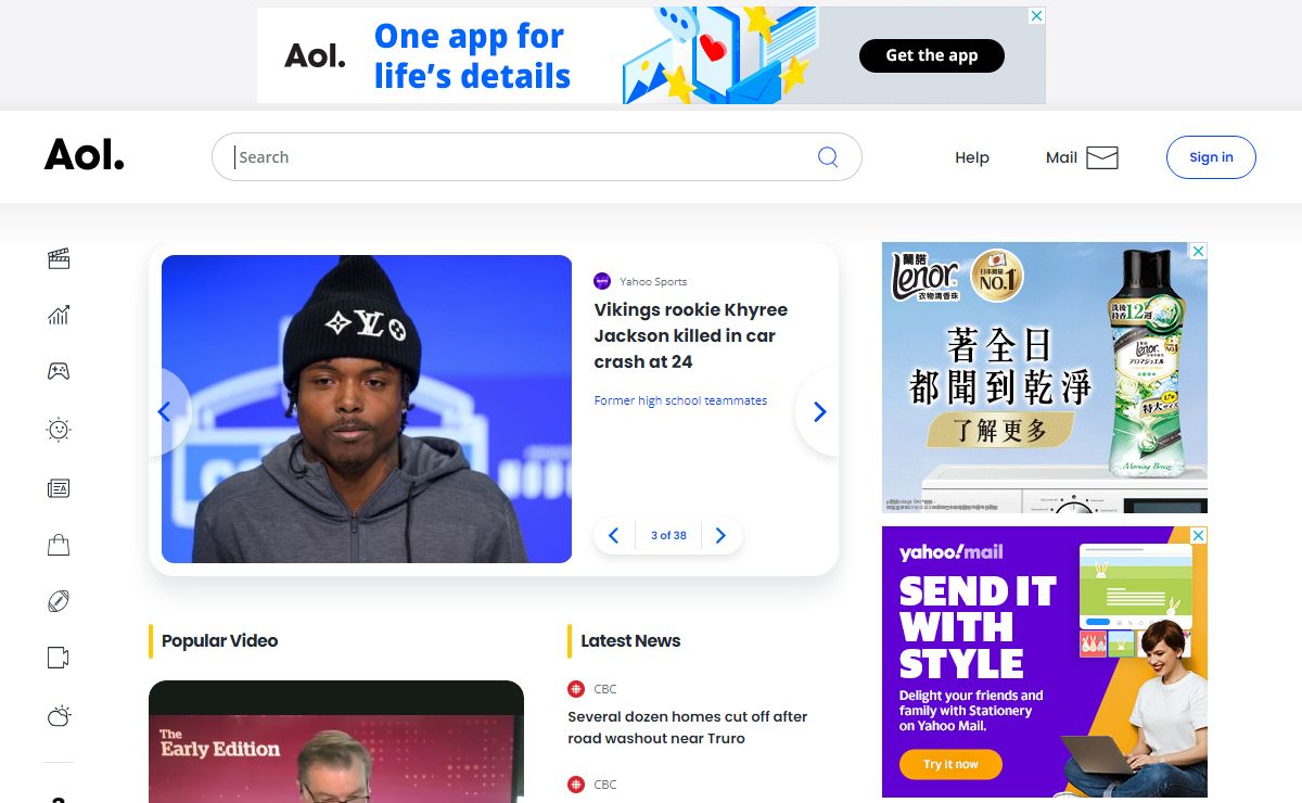 AOL.ca - Canada's Breaking News, Entertainment, Music, Life & Style and Email - AOL.com
