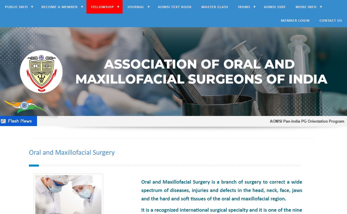 Association of Oral and Maxillofacial Surgeons of India