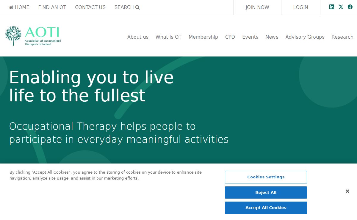 The Association of Occupational Therapists of Ireland