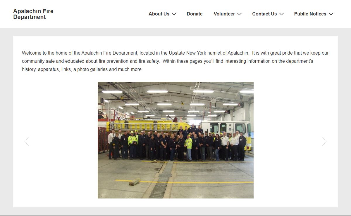 Apalachin Fire Department – Serving since 1913