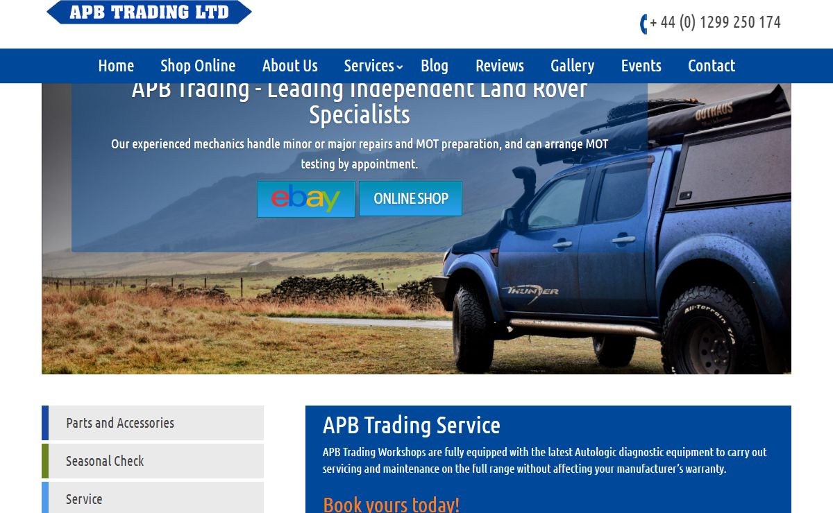 APB Trading Ltd. | Land Rover and 4x4 Specialists