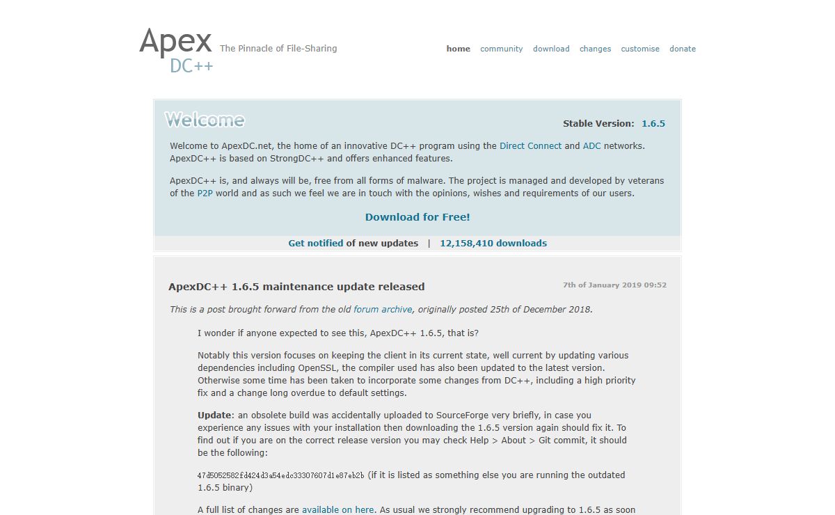 ApexDC - The Pinnacle of File-Sharing • Home