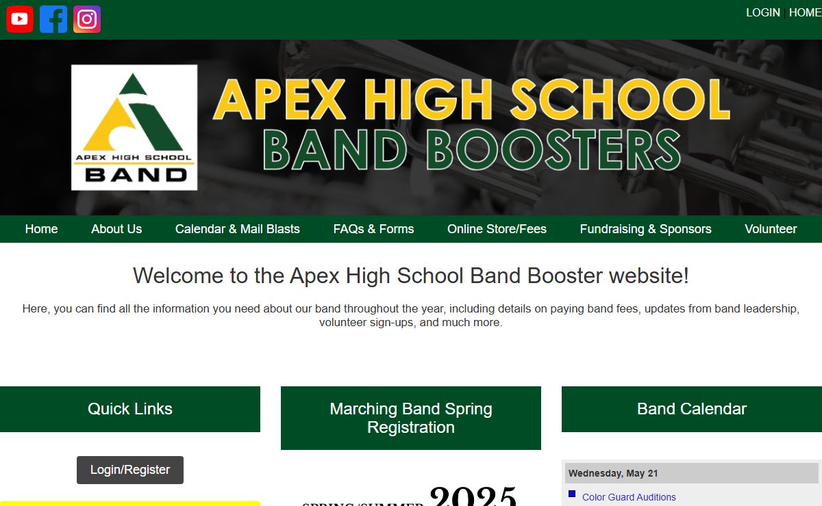 Apex High School Band Boosters - Home