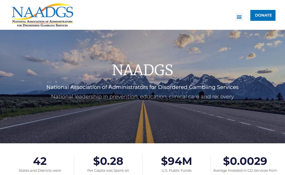National Association of Administrators for Disordered Gambling Services - NAADGS