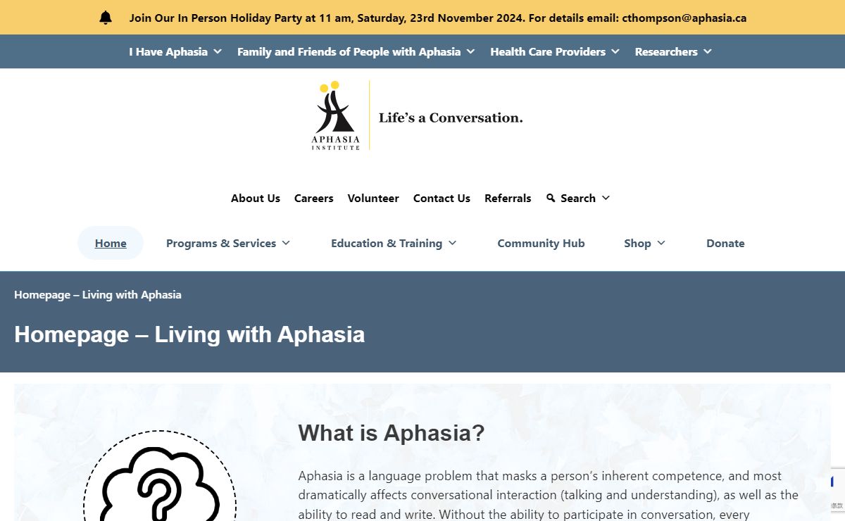Aphasia Institute