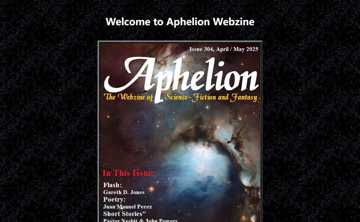 Aphelion: The Webzine of Science Fiction and Fantasy