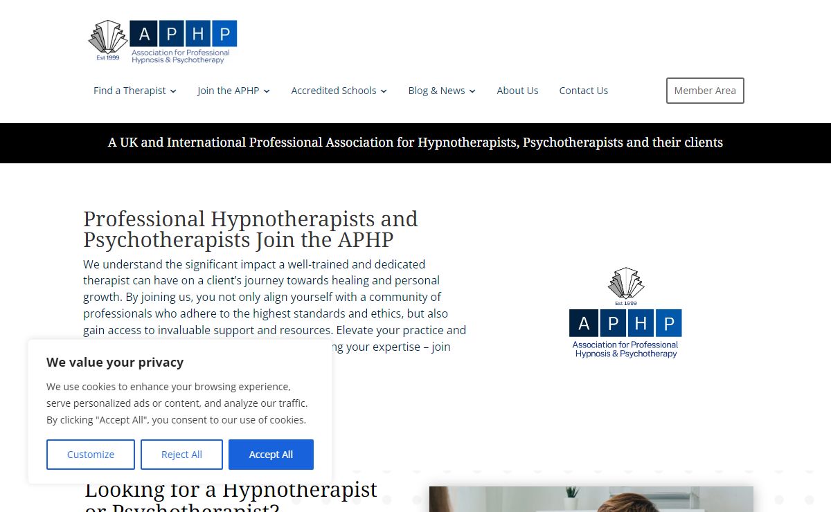 APHP - Hypnotherapy Directory And Association -