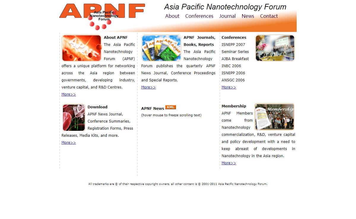 Asia Pacific Nanotechnology Forum: